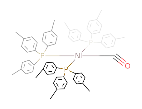 Molecular Structure of 74887-07-3 (Ni(CO)(P(C<sub>6</sub>H<sub>4</sub>CH<sub>3</sub>)3)3)