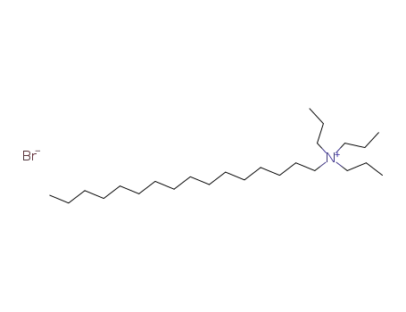 Molecular Structure of 25268-61-5 (1-Hexadecanaminium, N,N,N-tripropyl-, bromide)