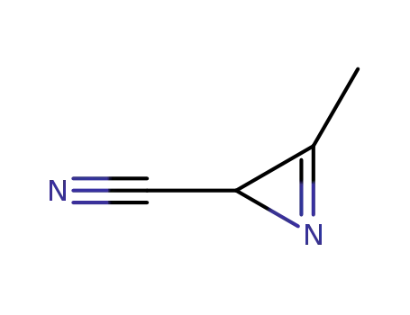 Molecular Structure of 124318-35-0 (3-Methyl-2H-azirine-2-carbonitrile)