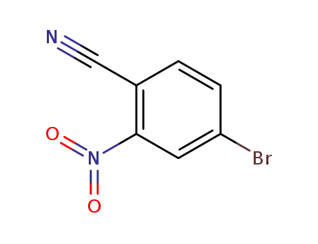 Molecular Structure of 79603-03-5 (BENZONITRILE, 4-BROMO-2-NITRO-)