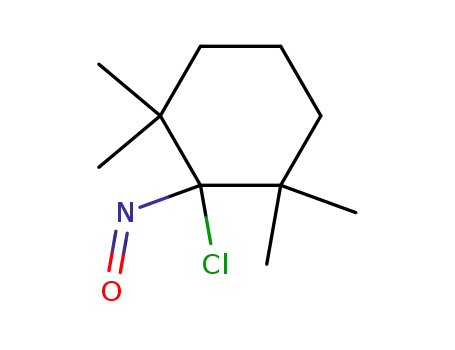 Molecular Structure of 62735-89-1 (Cyclohexane, 2-chloro-1,1,3,3-tetramethyl-2-nitroso-)