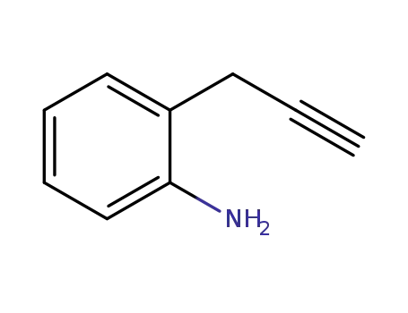 Molecular Structure of 1534360-76-3 (2-(prop-2-yn-1-yl)aniline)