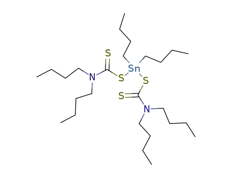 Molecular Structure of 6821-94-9 (dibutylbis[(dibutylthiocarbamoyl)thio]stannane)