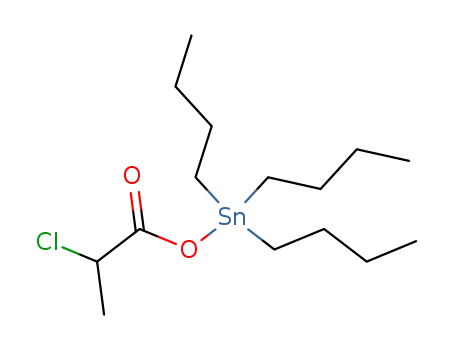 Molecular Structure of 33550-23-1 (Tri-n-Butylzinn-2-chlorpropionat)