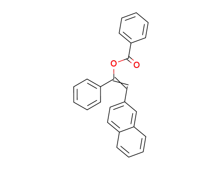 Molecular Structure of 122557-68-0 (Benzenemethanol, a-(2-naphthalenylmethylene)-, benzoate)