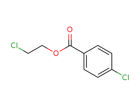 Molecular Structure of 1078-32-6 (2-chloroethyl 4-chlorobenzoate)