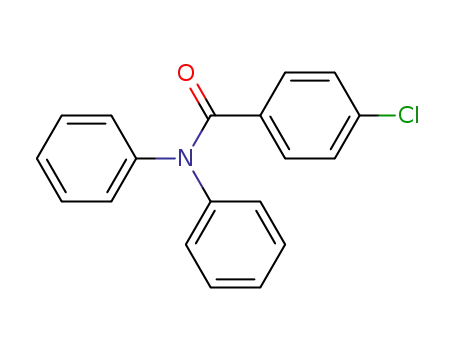 Molecular Structure of 15732-27-1 (Benzamide, 4-chloro-N,N-diphenyl-)