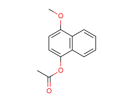 Molecular Structure of 68716-07-4 (1-METHOXYNAPHTHALEN-4-YL ACETATE)