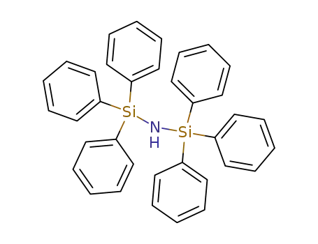 Molecular Structure of 4158-64-9 (Silanamine, 1,1,1-triphenyl-N-(triphenylsilyl)-)