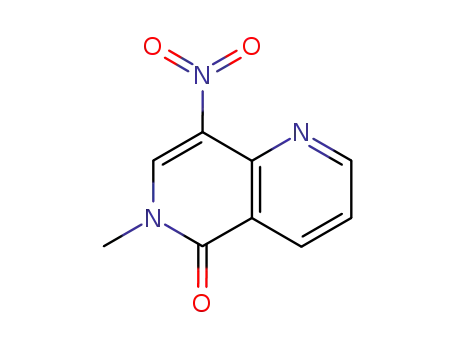 Molecular Structure of 79878-19-6 (6-methyl-8-nitro-1,6-naphthyridin-5(6H)-one)