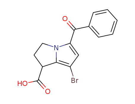 5-benzoyl-7-bromo-1,2-dihydro-3H-pyrrolo[1,2-a]pyrrole-1-carboxylic acid