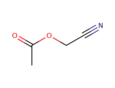 Molecular Structure of 1001-55-4 (Acetic acid cyanomethyl ester)
