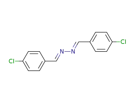Molecular Structure of 41097-37-4 ((1E, 2E)-1,2-bis (4-chlorobenzylidene) hydrazine)