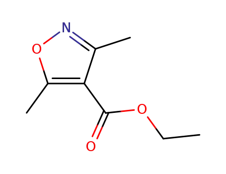 Molecular Structure of 17147-42-1 (Ethyl 3,5-dimethylisoxazole-4-carboxylate)
