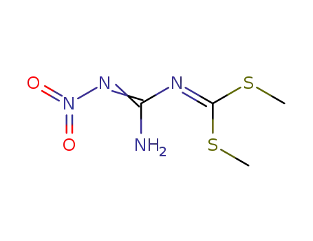 Molecular Structure of 73491-54-0 (Nitroguanyl-imido-dithiokohlensaeuredimethylester)