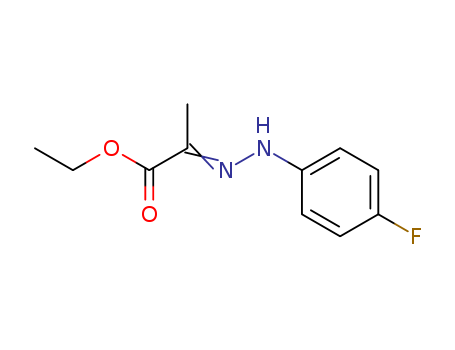 Propanoic acid, 2-(4-fluorophenylhydrazono)-, ethyl ester