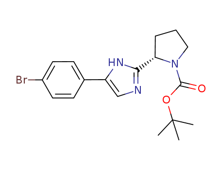 (S)-tert-butyl 2-(5-(4-bromophenyl)-1H-imidazol-2-yl)pyrrolidine-1-carboxylate(1007882-04-3)