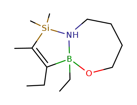 Molecular Structure of 129363-73-1 (4,5-diethyl-2,2,3-trimethyl-6-oxa-1-azonia-2-sila-5-boratabicyclo{5.3.0}dec-3-ene)