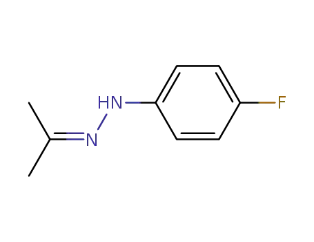 Molecular Structure of 1077-22-1 (2-Propanone, (4-fluorophenyl)hydrazone)