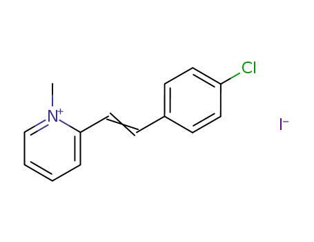 2-[(E)-2-(4-Chlorophenyl)ethenyl]-1-methylpyridin-1-ium iodide