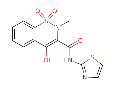 Molecular Structure of 34042-85-8 (sudoxicam)
