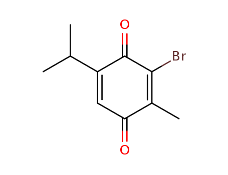 2,5-Cyclohexadiene-1,4-dione,3-bromo-2-methyl-5-(1-methylethyl)- cas  6307-97-7