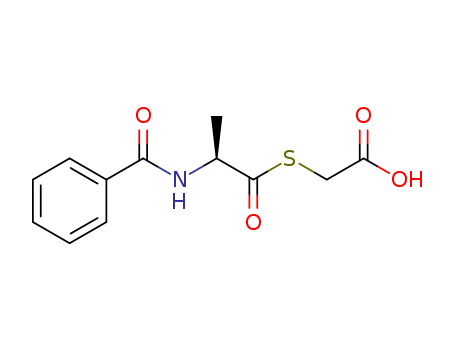 Acetic acid,2-[[(2R)-2-(benzoylamino)-1-oxopropyl]thio]-(138079-74-0)