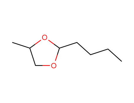 Molecular Structure of 74094-60-3 (2-butyl-4-methyl-1,3-dioxolane)