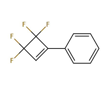 Molecular Structure of 313-28-0 ((3,3,4,4-TETRAFLUORO-CYCLOBUT-1-ENYL)-BENZENE)