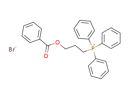 Molecular Structure of 30698-18-1 ((3-(BENZOYLOXY)PROPYL)TRIPHENYLPHOSPHONIUM BROMIDE)