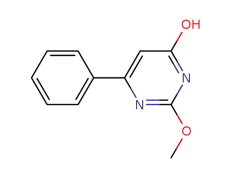 Molecular Structure of 1044559-21-8 (2-methoxy-6-phenylpyrimidin-4-ol)