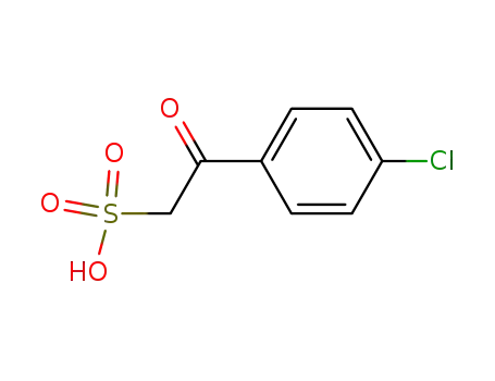 Molecular Structure of 98554-12-2 (p-chlorobenzoylmethanesulfonic acid)