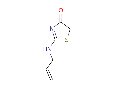Molecular Structure of 39130-99-9 (2-allylamino-Δ<sup>2</sup>-thiazolin-4-one)