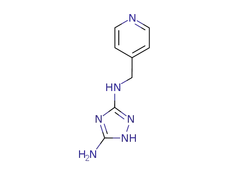 Molecular Structure of 106580-73-8 (5-amino-3-(pyridine-4-ylmethylamino)-1H-1,2,4-triazole)