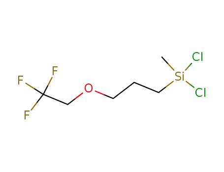 Molecular Structure of 660-23-1 (dichloromethyl[3-(2,2,2-trifluoroethoxy)propyl]silane)