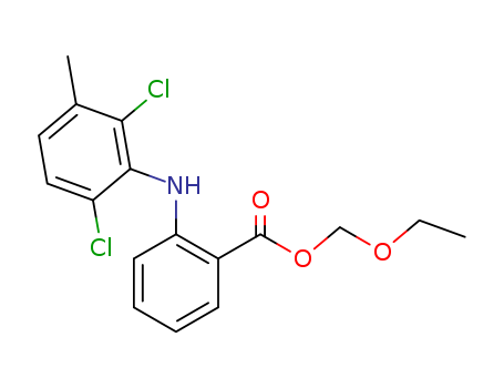Benzoic acid,2-[(2,6-dichloro-3-methylphenyl)amino]-, ethoxymethyl ester
