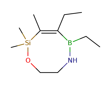 Molecular Structure of 129363-47-9 (4,5-diethyl-2,2,3-trimethyl-1-oxa-6-aza-2-sila-5-bora-3-cyclooctene)
