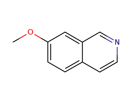 Molecular Structure of 39989-39-4 (7-METHOXY-ISOQUINOLINE)