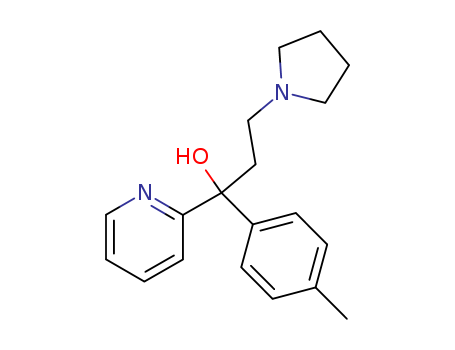 2-Pyridinemethanol, a-(4-methylphenyl)-a-[2-(1-pyrrolidinyl)ethyl]-(70708-28-0)