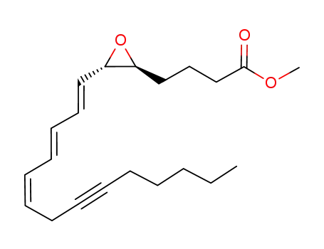 Molecular Structure of 82850-12-2 (13,14-dehydro-leukotriene A<sub>4</sub> methyl ester)