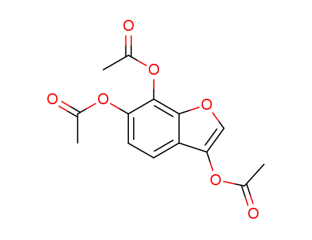 3,6,7-Benzofurantriol, triacetate