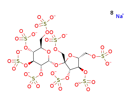 Molecular Structure of 127930-09-0 (SUCROSEOCTASULFATESODIUM)