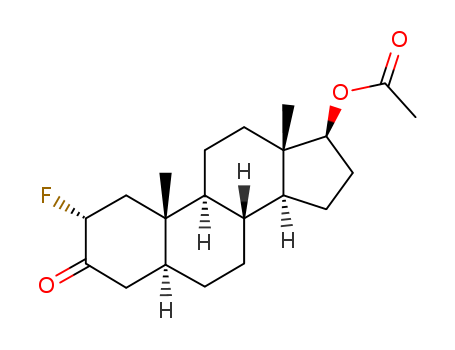 (2-fluoro-10,13-dimethyl-3-oxo-1,2,4,5,6,7,8,9,11,12,14,15,16,17-tetradecahydrocyclopenta[a]phenanthren-17-yl) acetate cas  1648-61-9