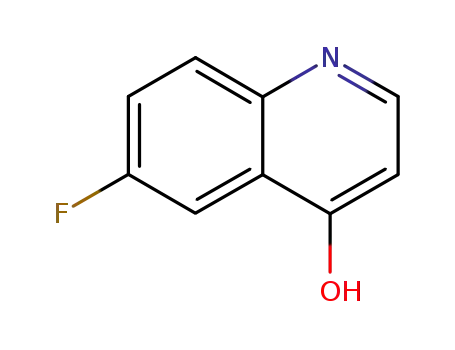 Molecular Structure of 391-78-6 (6-FLUORO-4-HYDROXYQUINOLINE)