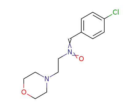 Molecular Structure of 31856-94-7 ((4-chloro-benzylidene)-(2-morpholin-4-yl-ethyl)-amine oxide)