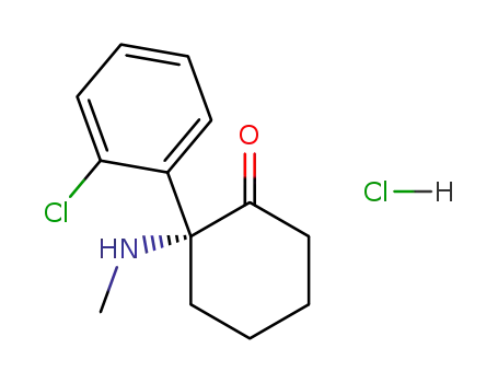 Molecular Structure of 33795-24-3 ((S)-(+)-Ketamine hydrochloride)