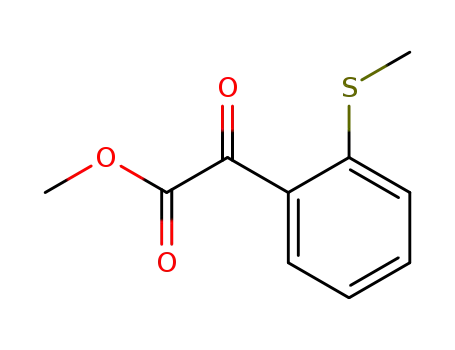 Molecular Structure of 117136-70-6 (methyl 2-(2-methylthiophenyl)-2-oxoacetate)