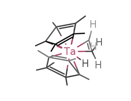 Molecular Structure of 100701-96-0 ((η5-C5Me5)2TaH(CH2=CH2))
