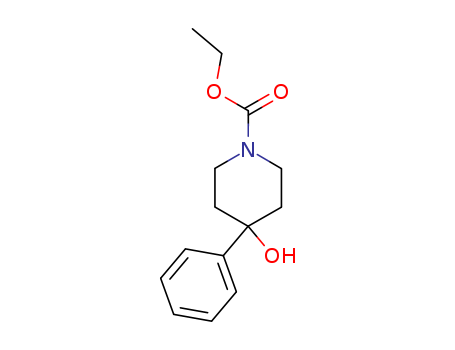 1-Piperidinecarboxylicacid, 4-hydroxy-4-phenyl-, ethyl ester