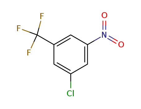 Molecular Structure of 401-93-4 (3-Chloro-5-nitrobenzotrifluoride)